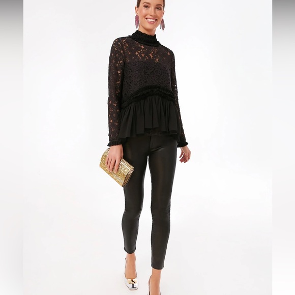 Black Lace Myla Top - Picture 2 of 12